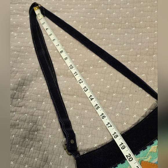 Syede Fringe Boho Crossbody Bag - Multicolor - Picture 10 of 12